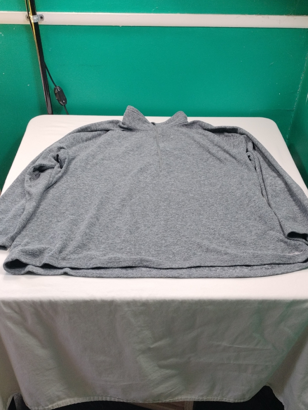 Eddie Bauer Gray Half-Zip Pullover Hoodie